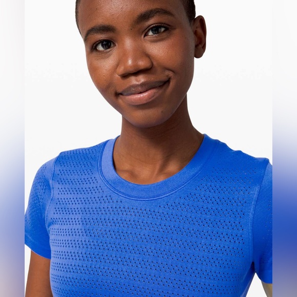 Lululemon Breeze By Squad Gray Short Sleeve Shirt 12 - Picture 6 of 16